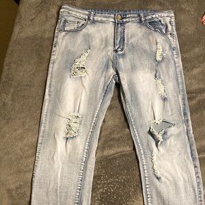 Mens Skinny stretch Jeans Size 36